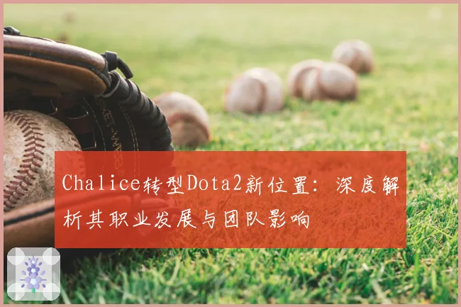 Chalice转型Dota2新位置:深度解析其职业发展与团队影响